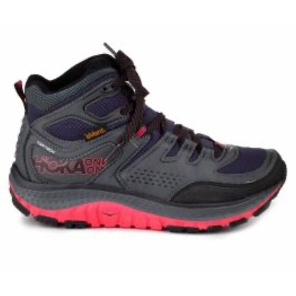 Hoka One One Tor Tech Hi Mid nightshade/Teaberry Women’s Hiking boots shoes - Picture 3 of 14